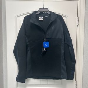 Spyder Mens Quarter Zip Jacket NWT